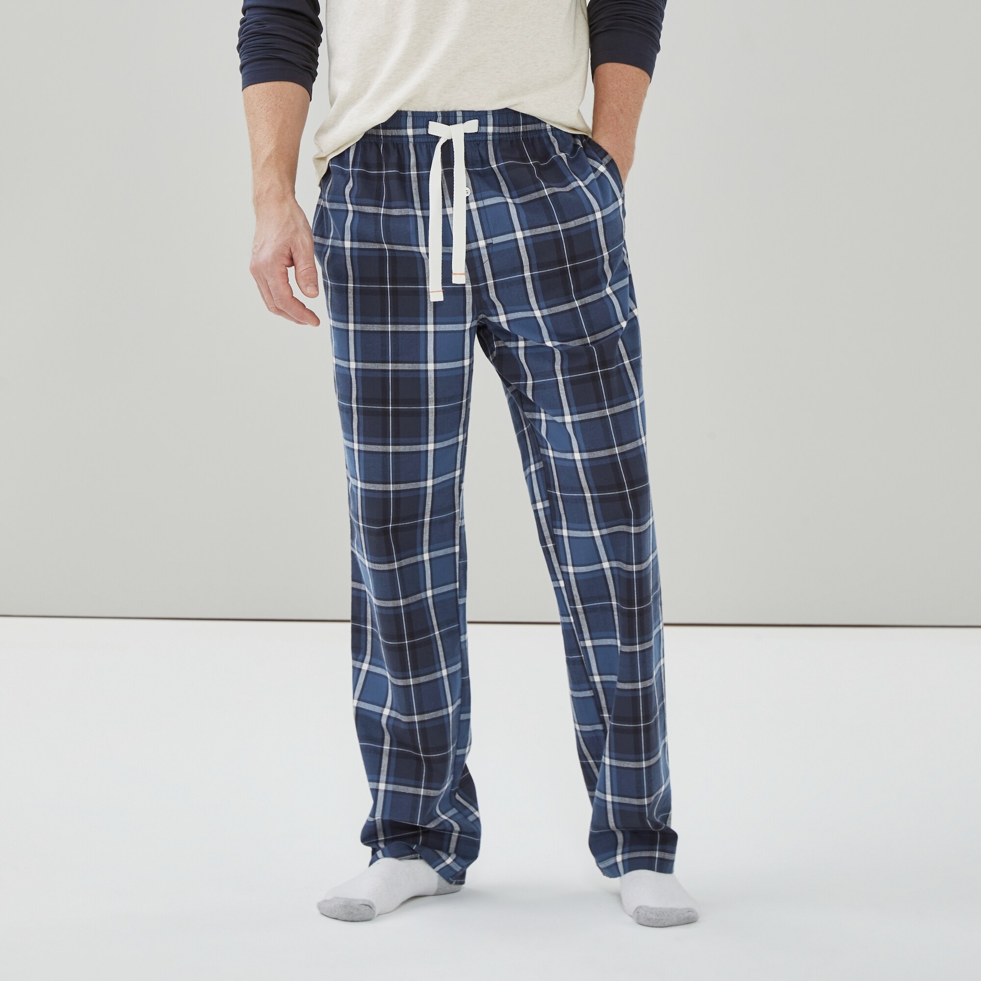 Pantalon de nuit à carreaux pour hommes