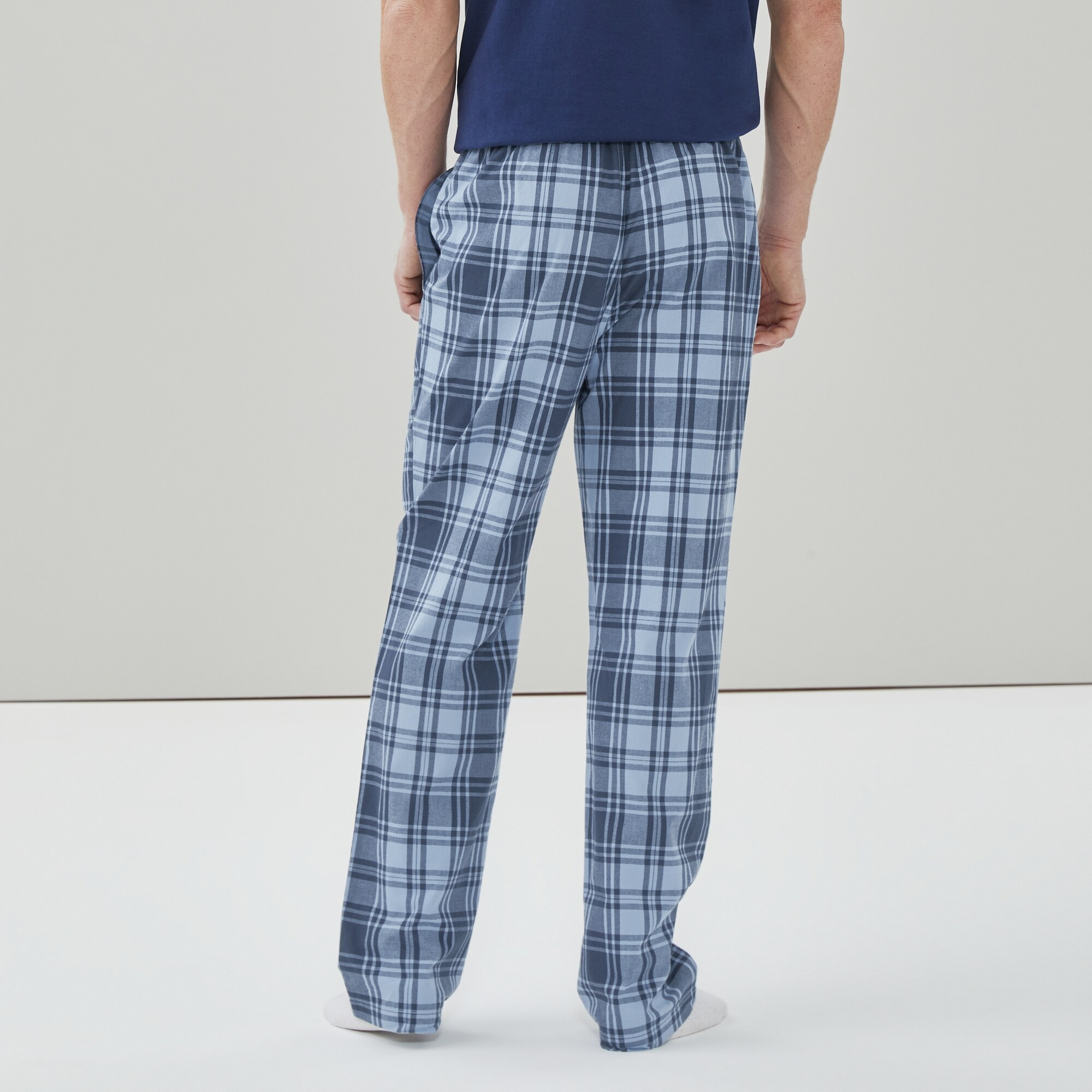 Pantalon de nuit à carreaux pour hommes