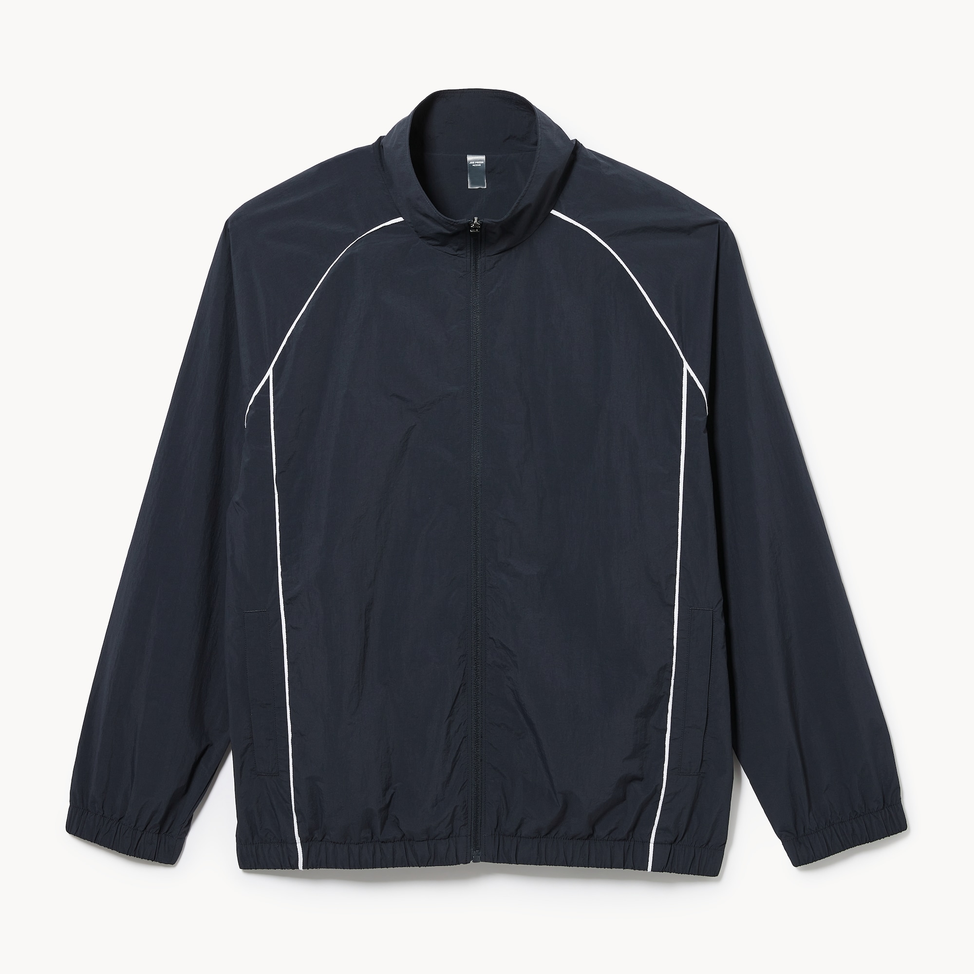 Men's Active Full-Zip Track Jacket in Dark Navy from Joe Fresh
