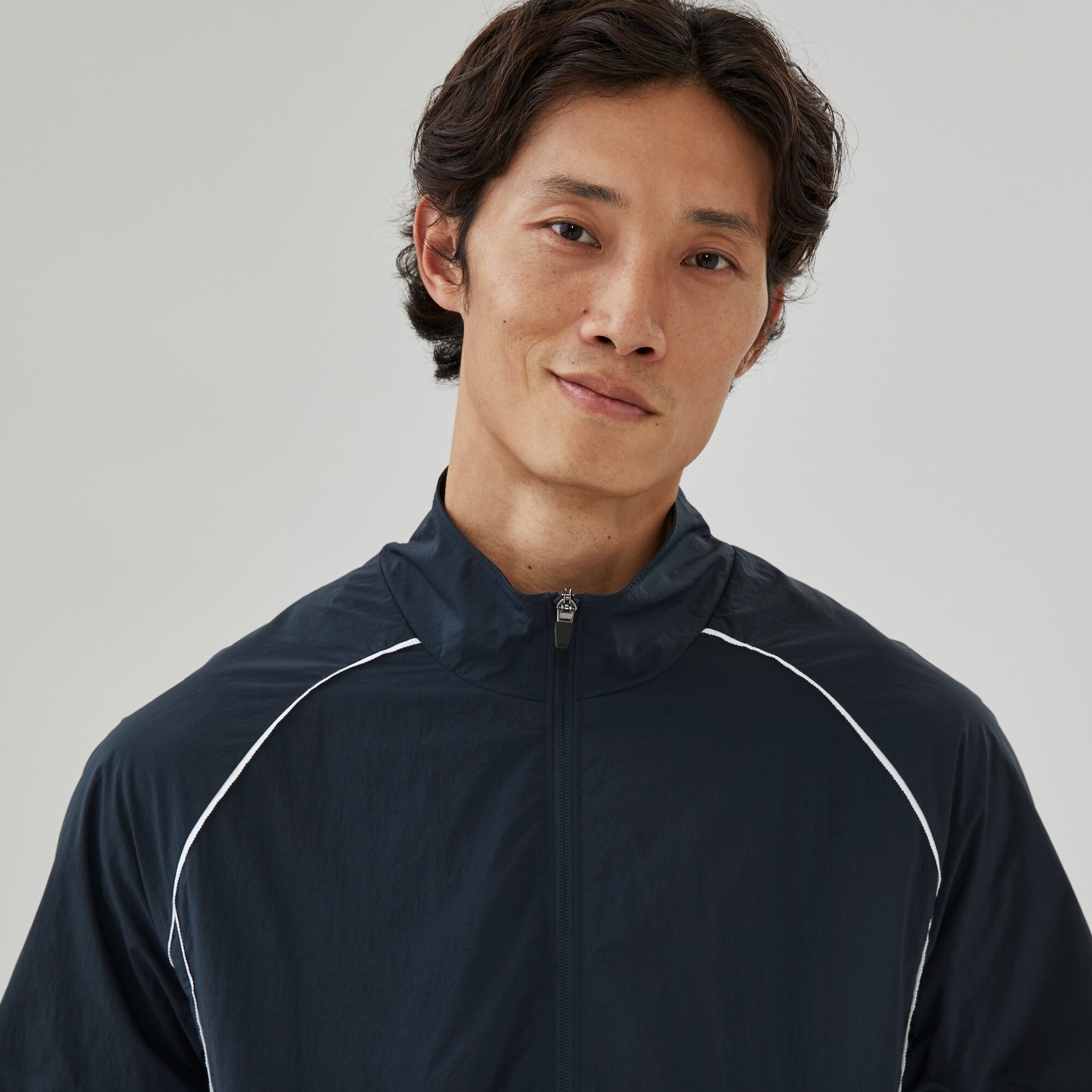 Veste d’athlétisme sport fermeture éclair, hommes