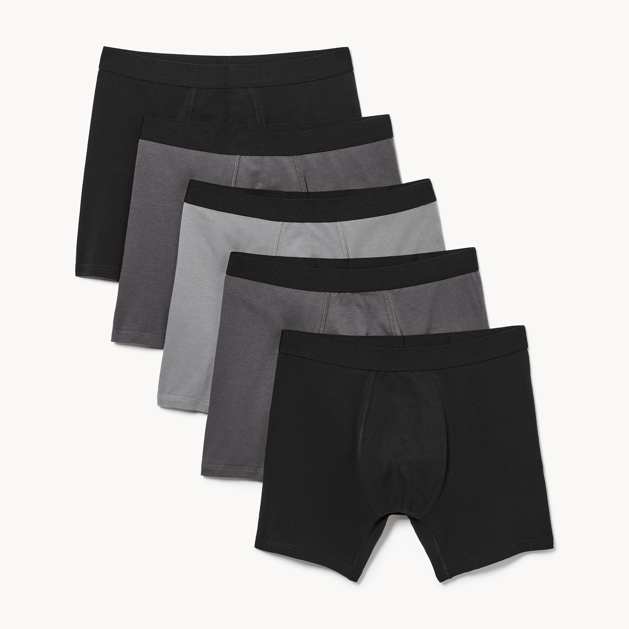 Ensemble de 5 caleçons boxeurs pour hommes