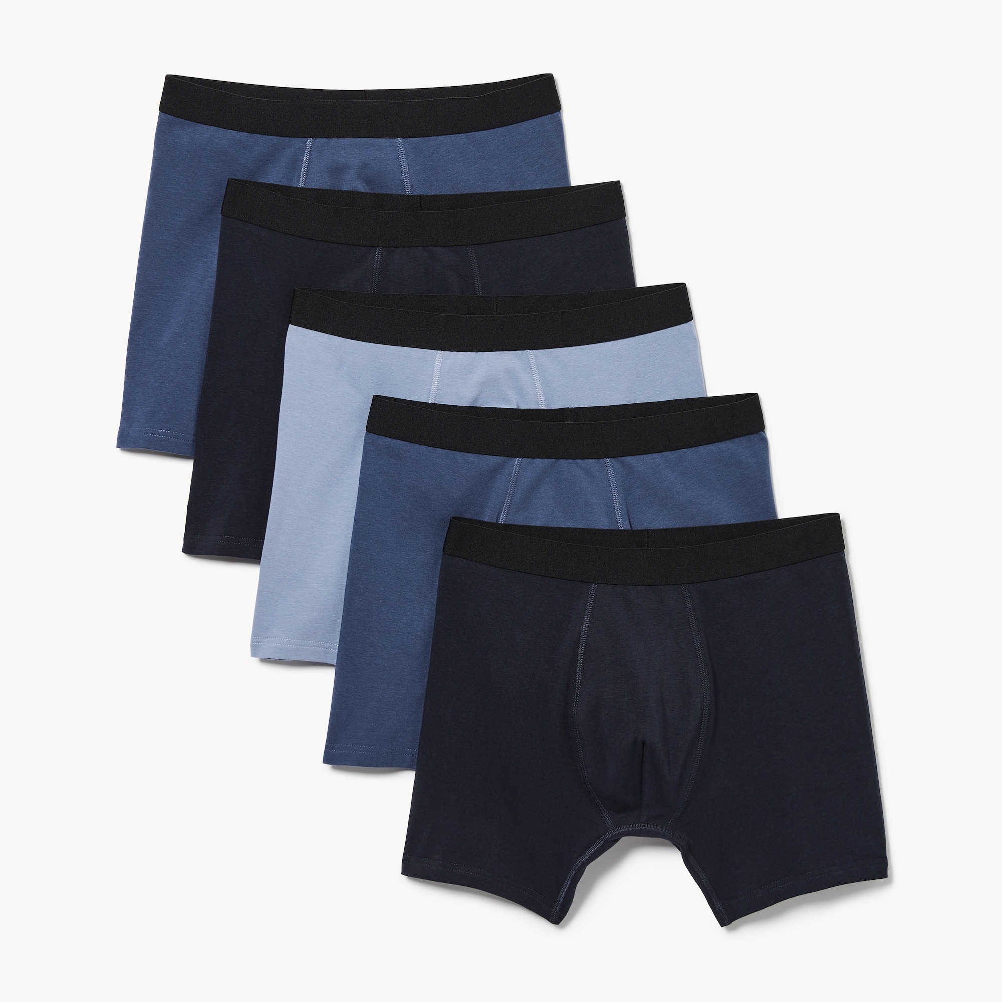 Ensemble de 5&nbsp;caleçons boxeurs pour hommes