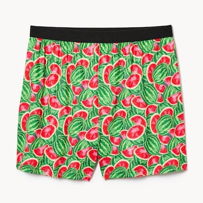 Men's Printed Boxer - Red