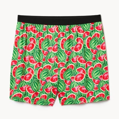Men's Printed Boxer - Red