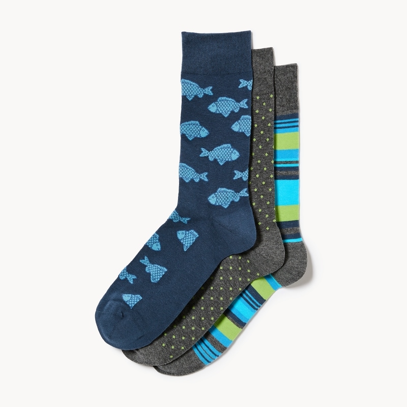 Men's 3-Pack Crew Socks