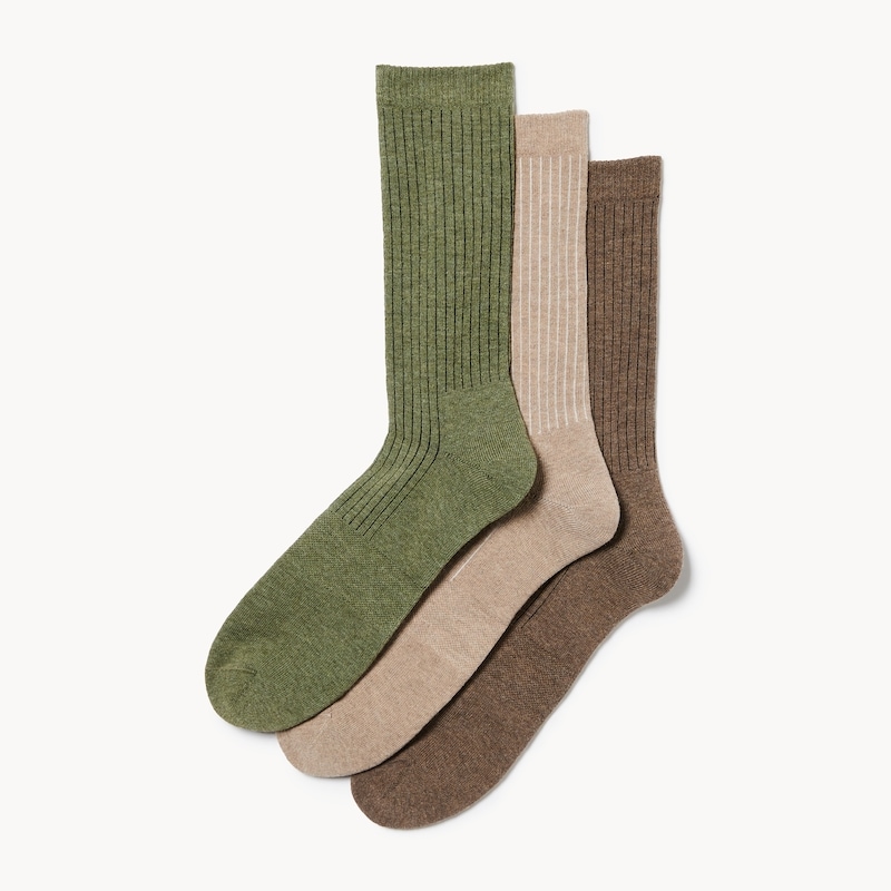 Men's 3-Pack Crew Socks