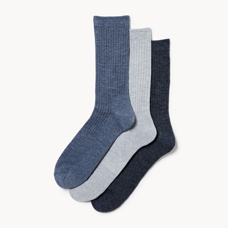 Men's 3-Pack Crew Socks