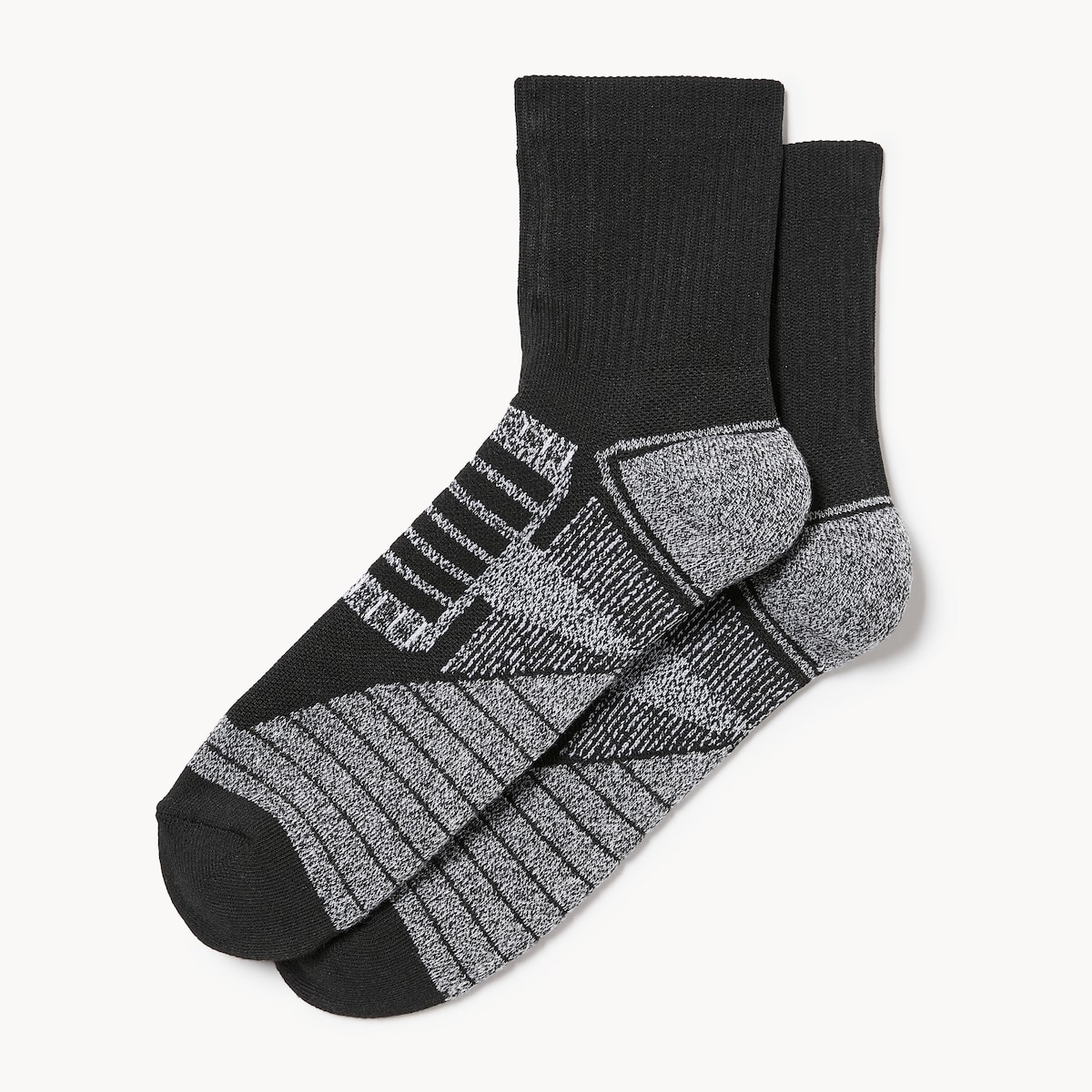 Men's 2-Pack Quarter-Crew Socks