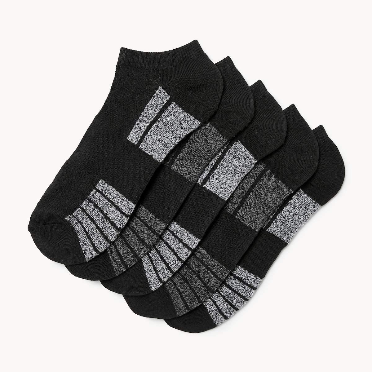 Men's 5-Pack Low-Cut Socks - Black