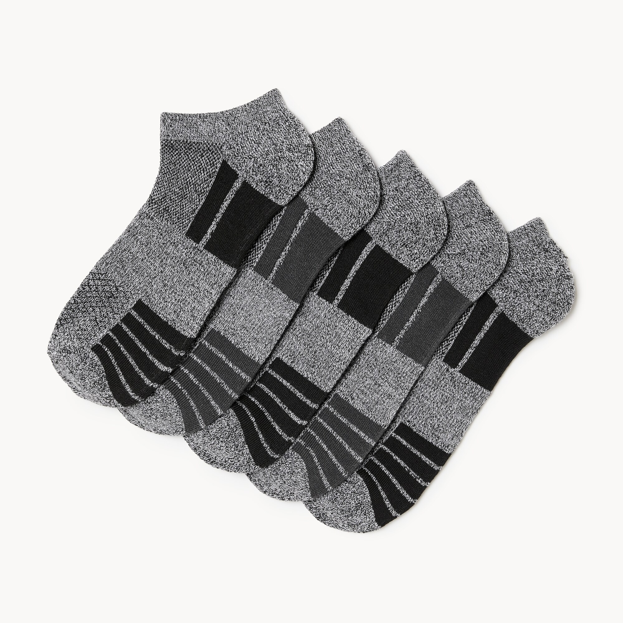 Ens. de 5 paires de chaussettes basses pour hommes