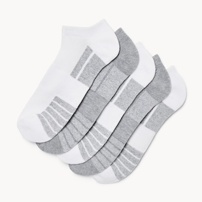 Men's 5-Pack Low-Cut Socks - White