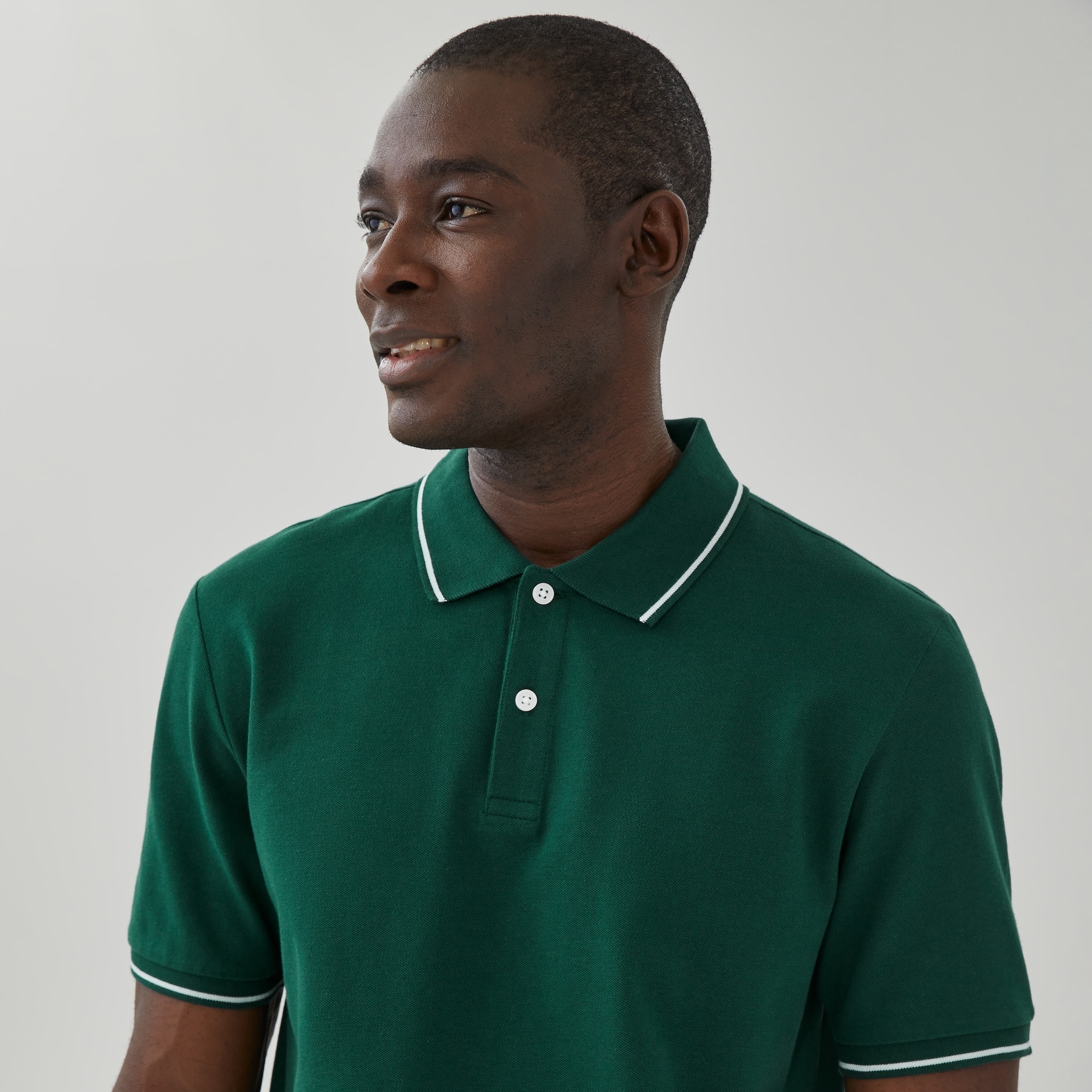 Men's Essential Pique Polo in Dark Teal from Joe Fresh