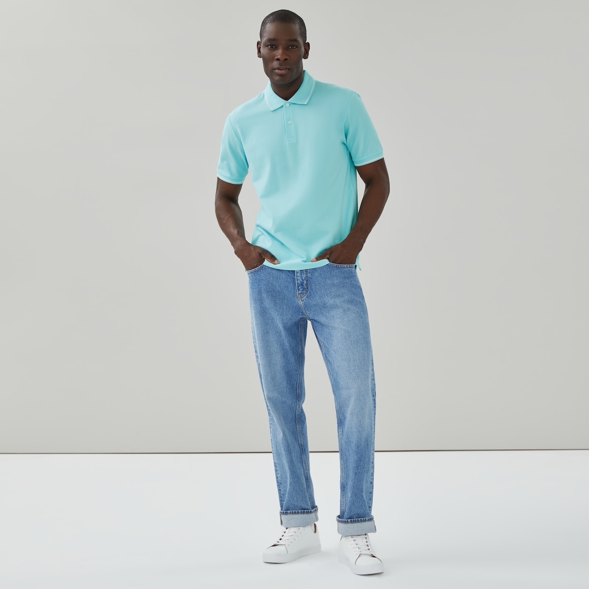 Polo piqu essentiel pour hommes