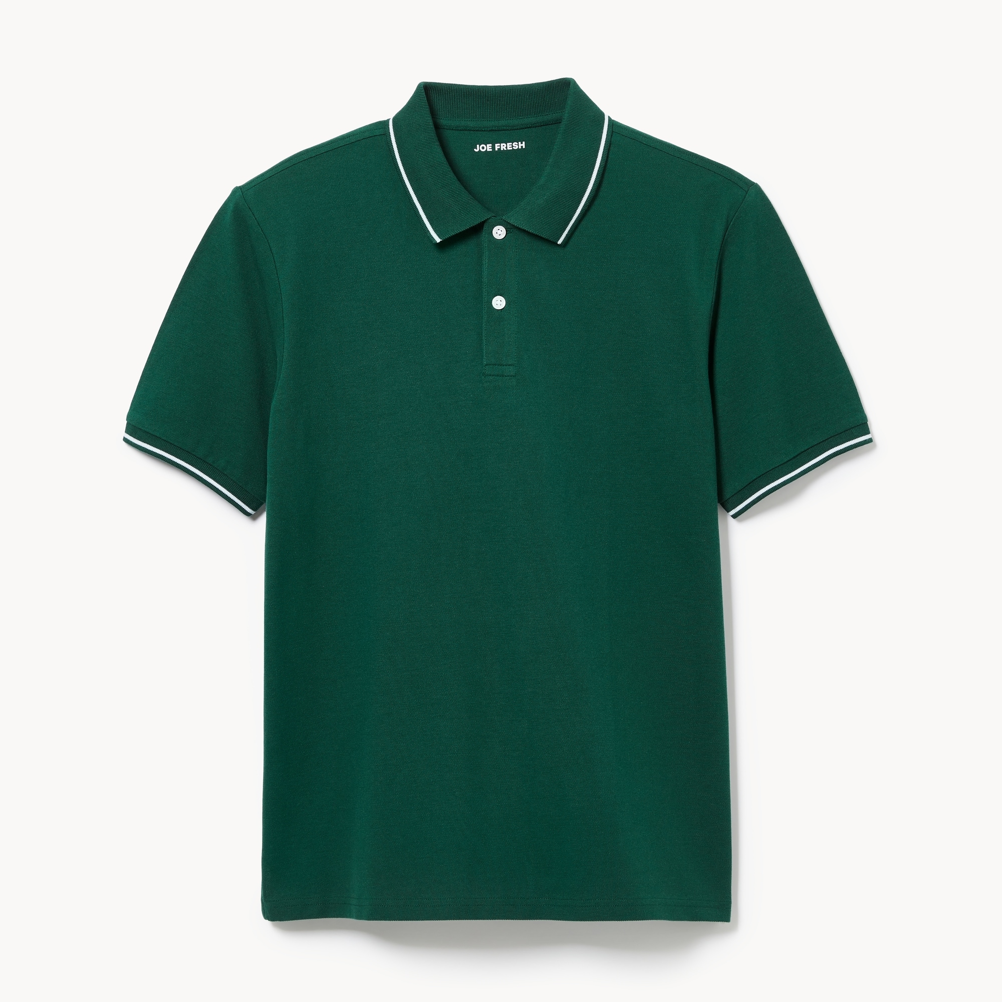 Men's Essential Pique Polo in Dark Teal from Joe Fresh