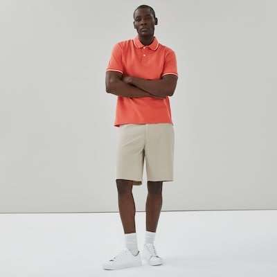 Polo piqué essentiel pour hommes - Corail Poussiéreux
