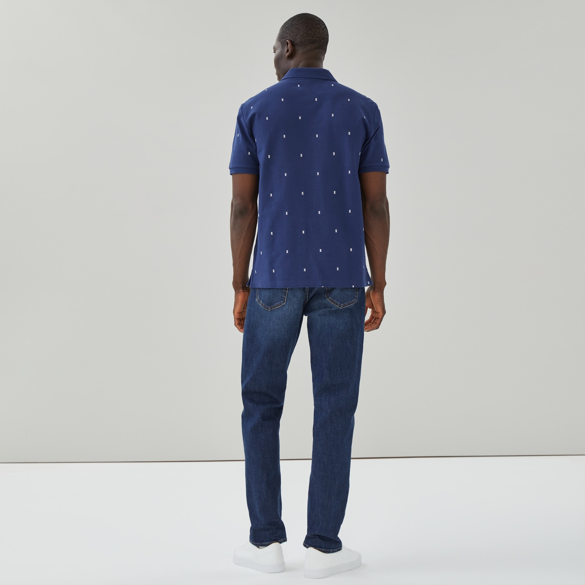 Polo piqué essentiel imprimé pour hommes