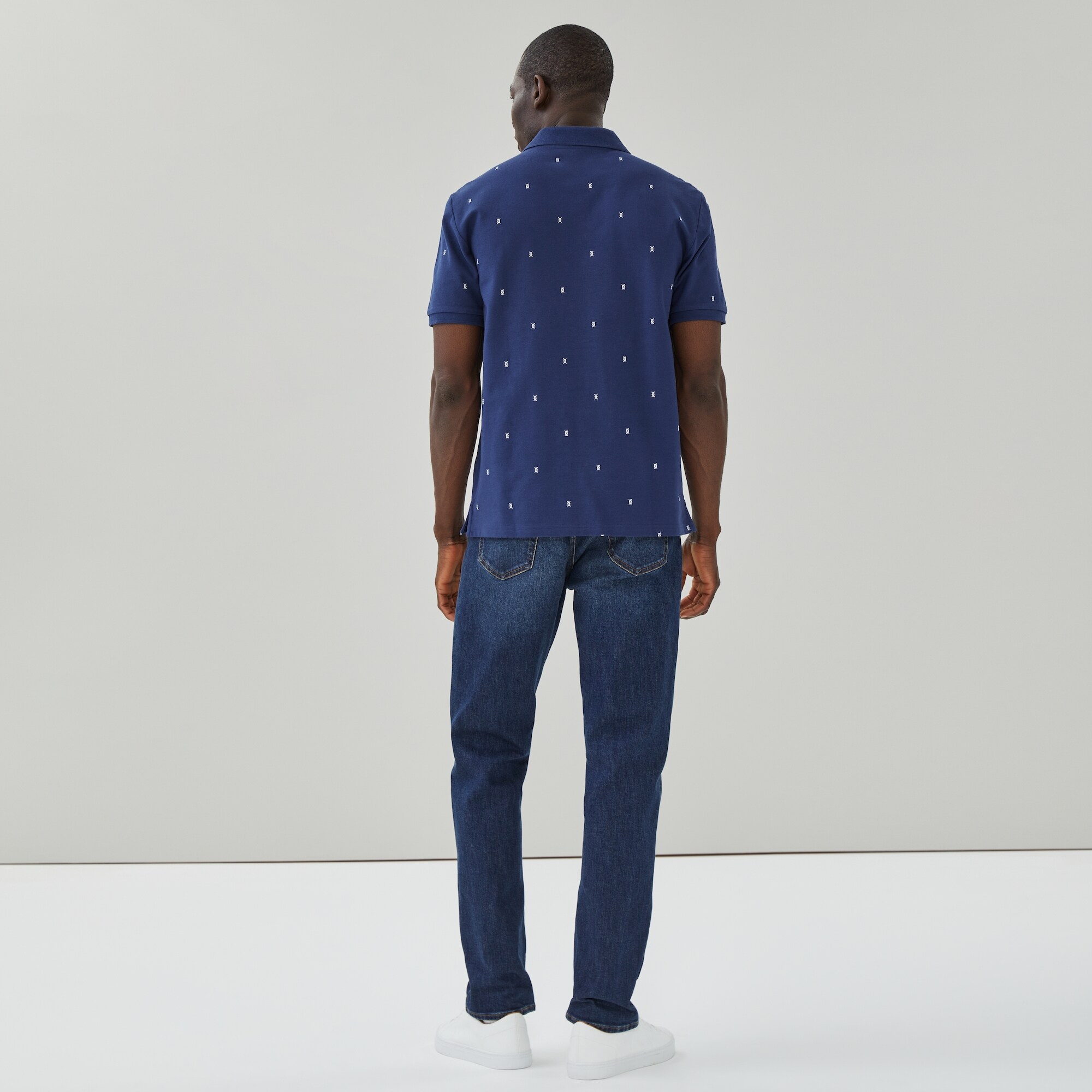 Polo piqué essentiel imprimé pour hommes