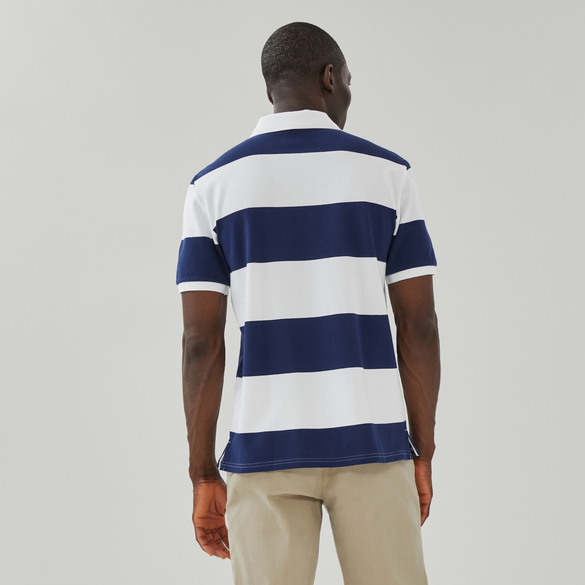 【希少】Supreme Washed Stripe Polo NAVY / M Supreme Washed Stripe Polo 