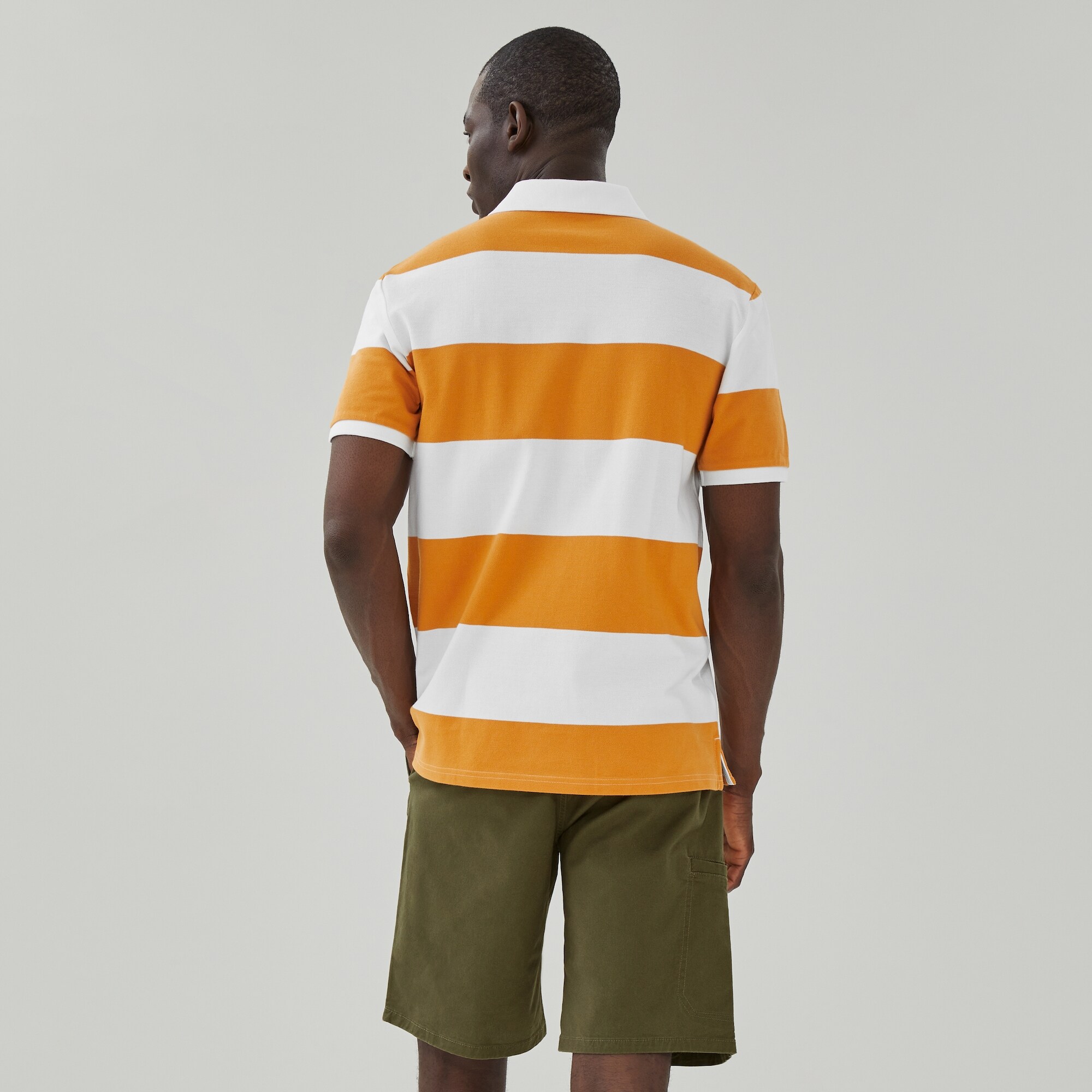 Polo piqué essentiel rayé pour hommes