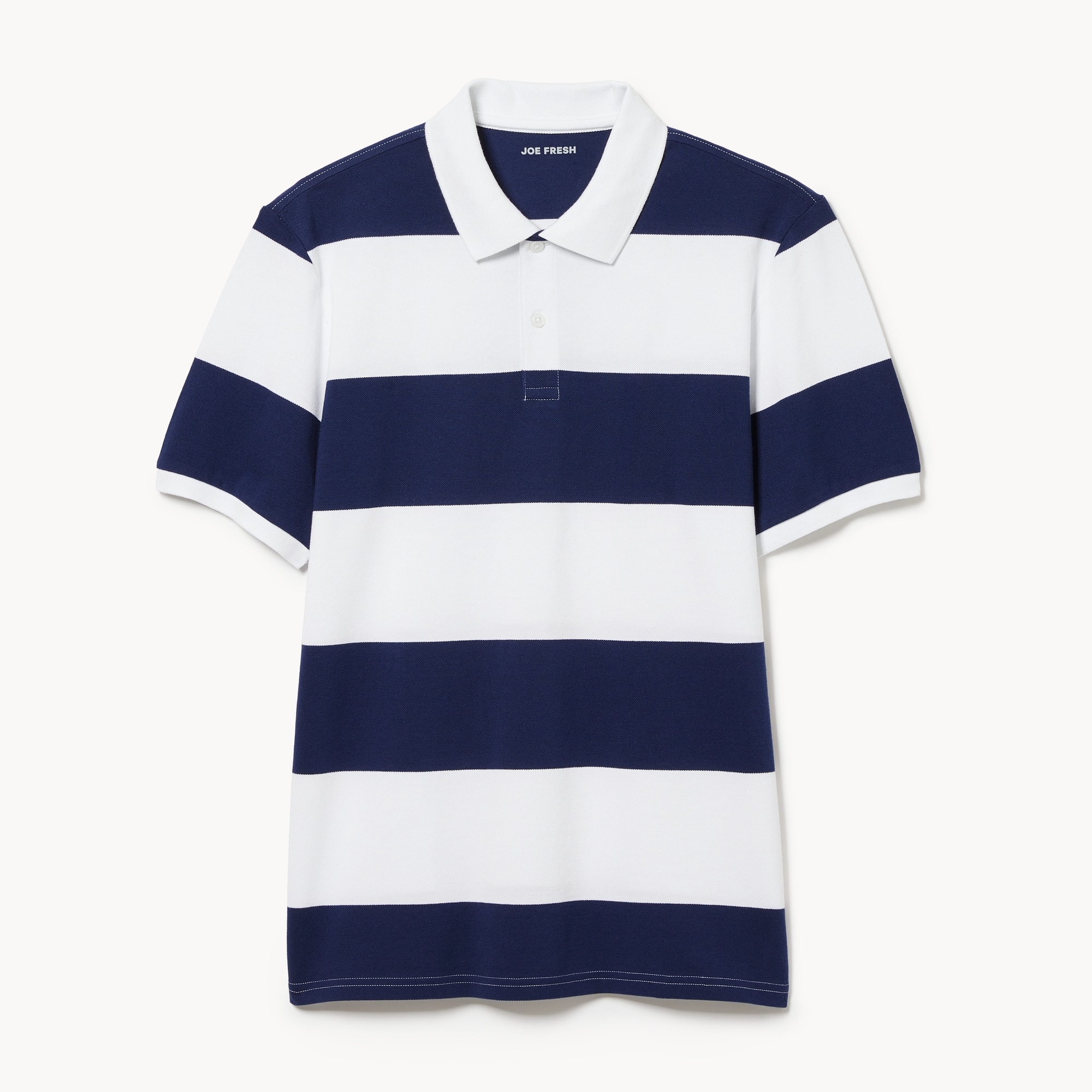 【希少】Supreme Washed Stripe Polo NAVY / M Supreme Washed Stripe Polo