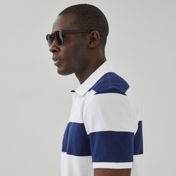 Joe Fresh Men's Essential Striped Pique Polo 1 ea, $20.00/1ea