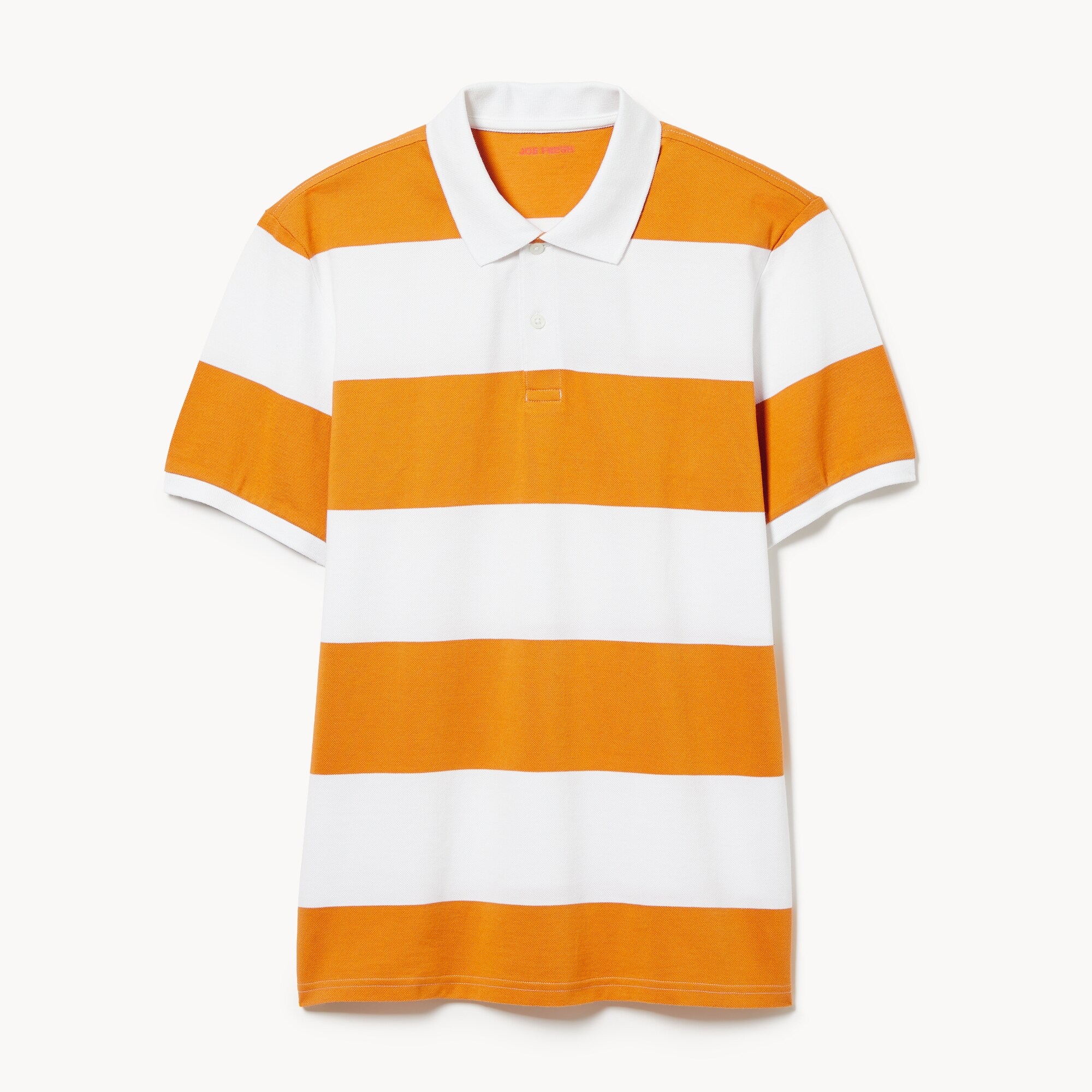 Men's Essential Striped Pique Polo