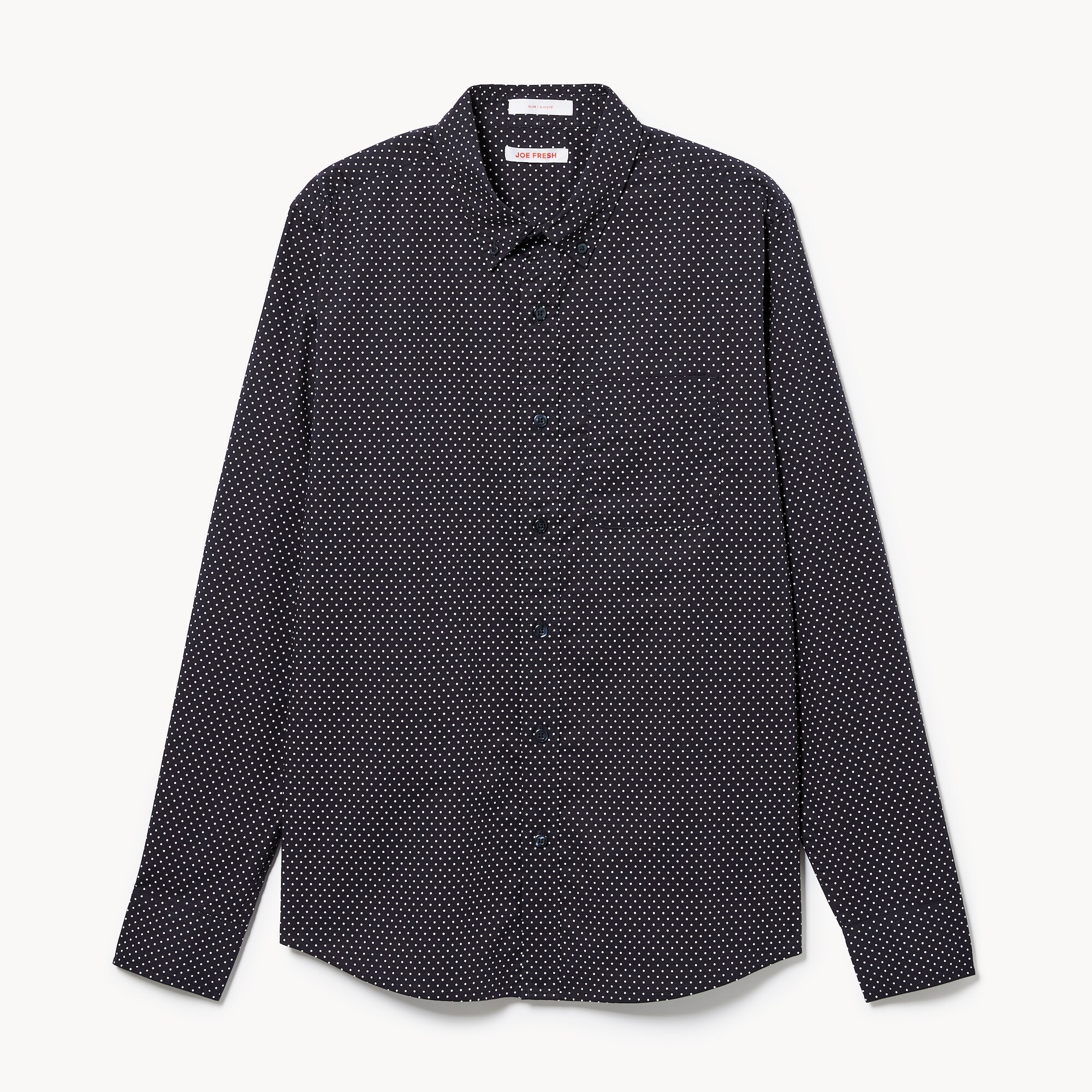 Chemise souple boutonnée imprimée pour hommes