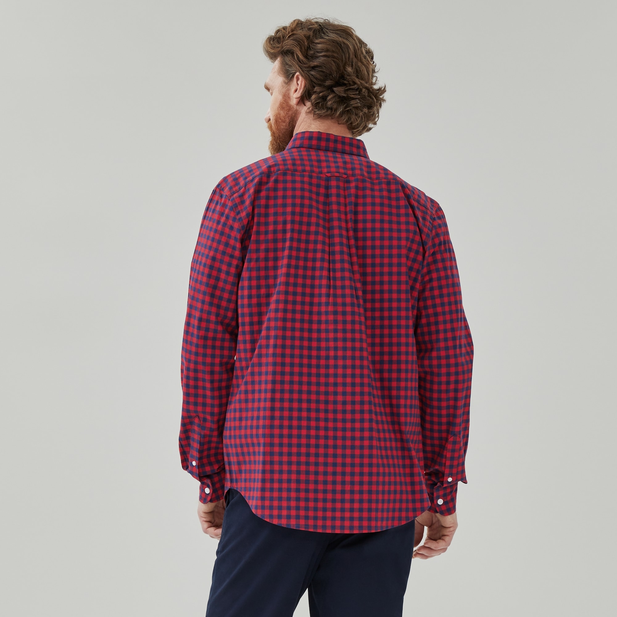 Men's Poplin Botton-Down Shirt