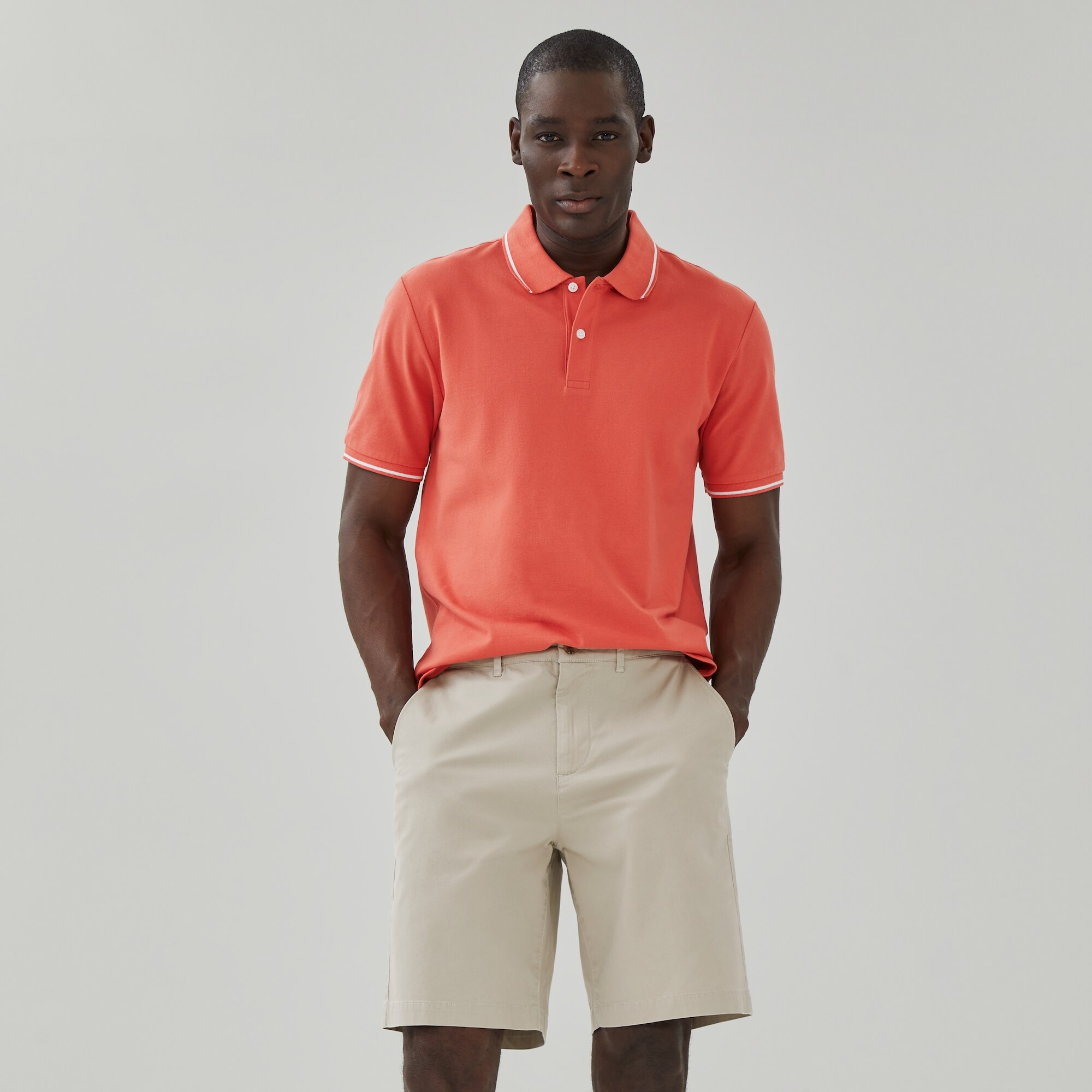 Short souple en coutil pour hommes