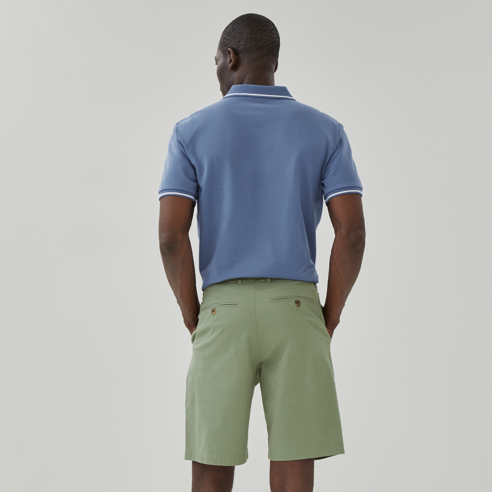Short souple en coutil pour hommes