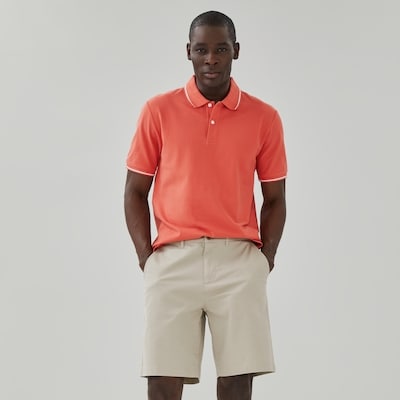 Short souple en coutil pour hommes - Galet