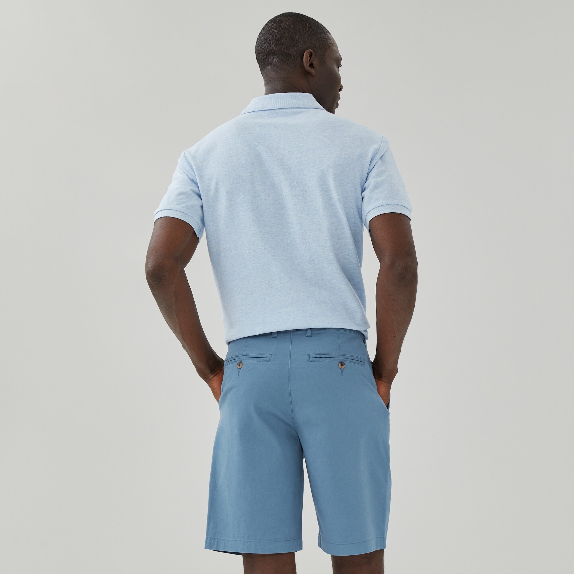 Short souple en coutil pour hommes