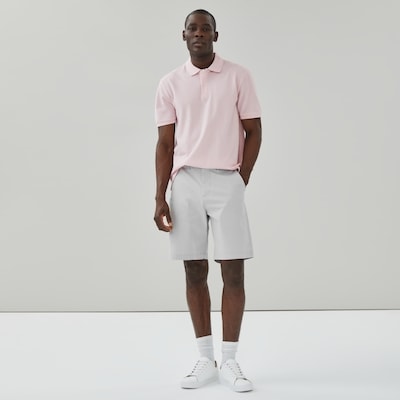 Short souple en coutil imprimé pour hommes - Gris Pâle