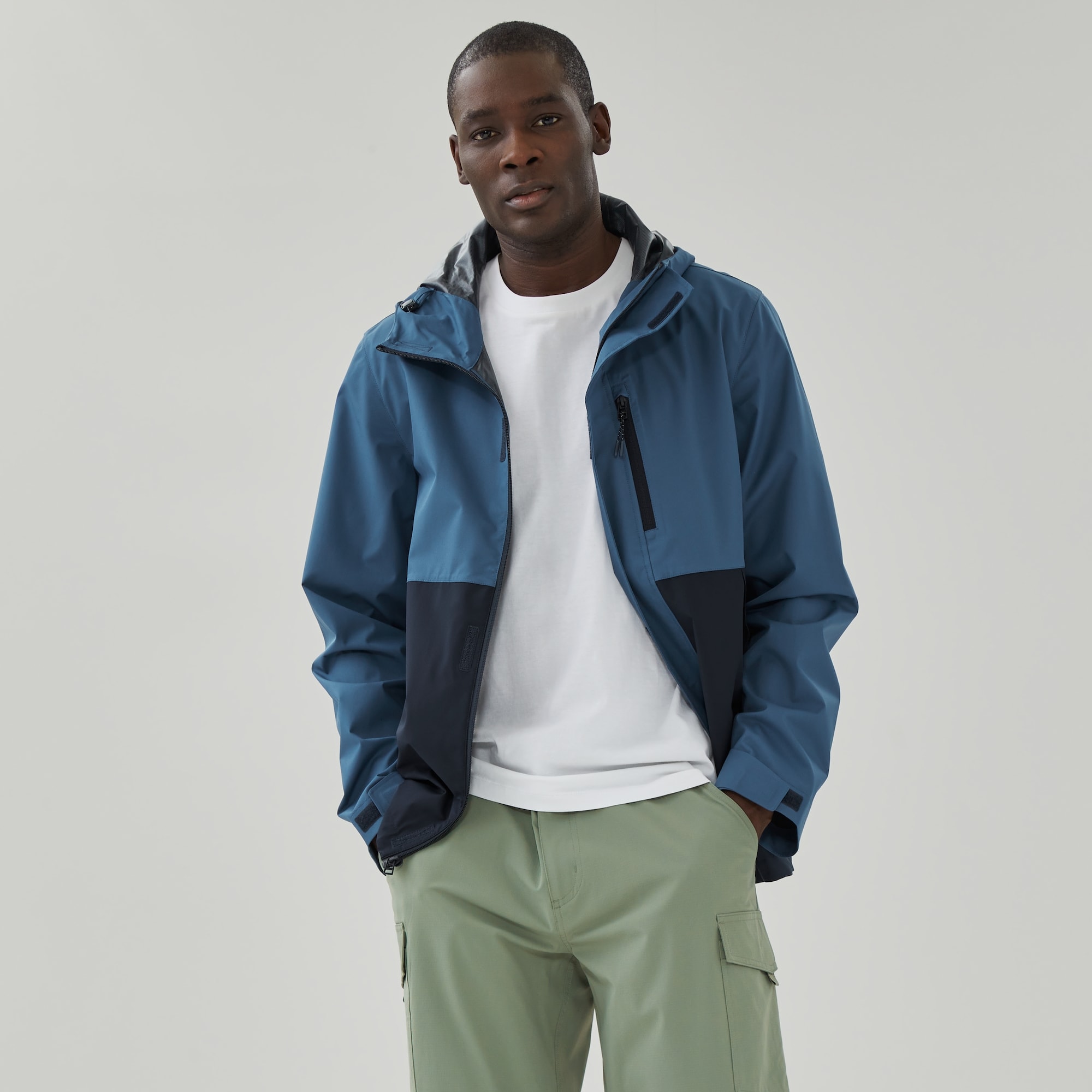 Men's Hooded Raincoat