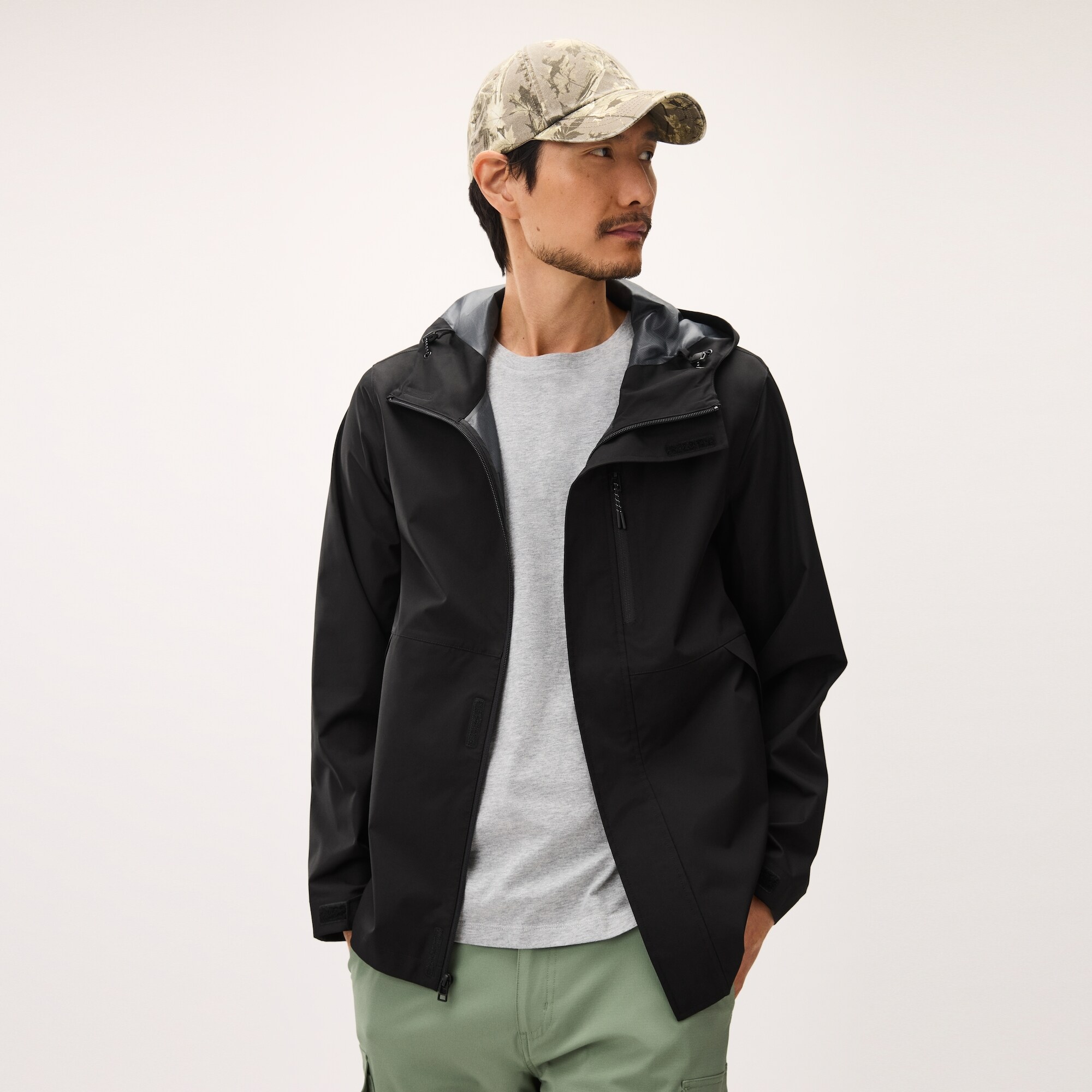 Men's Hooded Raincoat