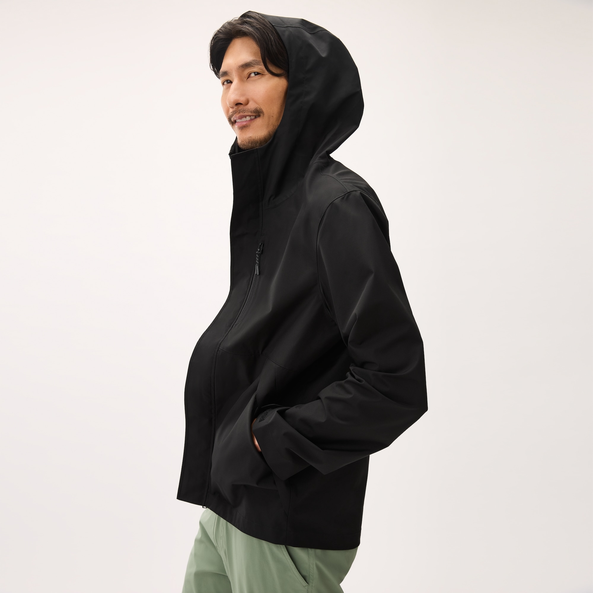 Men's Hooded Raincoat