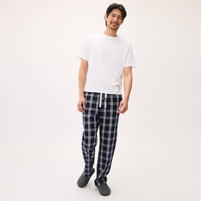 Men's Poplin Sleep Pant - Navy