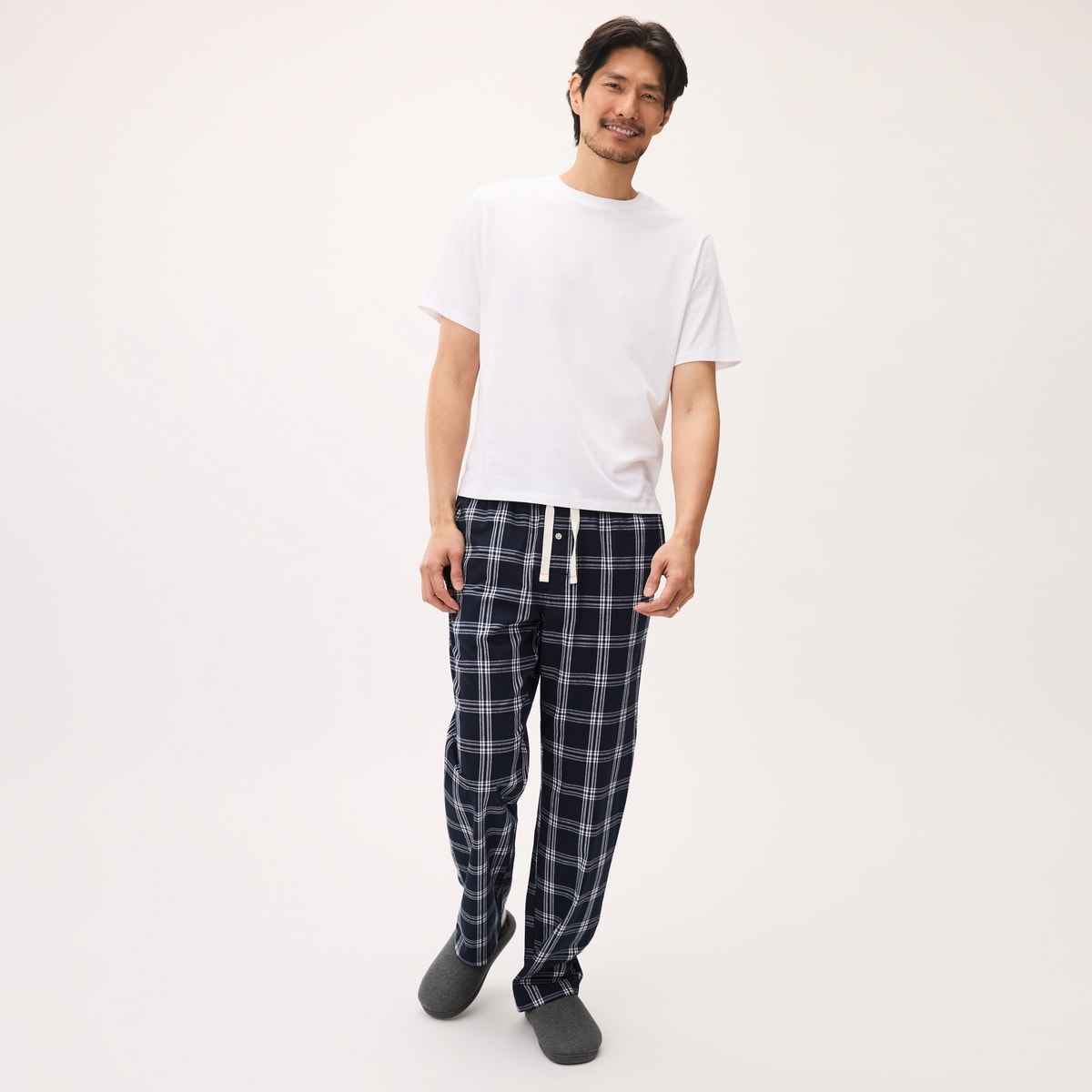 Pantalon de nuit en popeline pour hommes