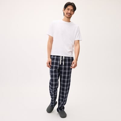 Men's Poplin Sleep Pant - Navy