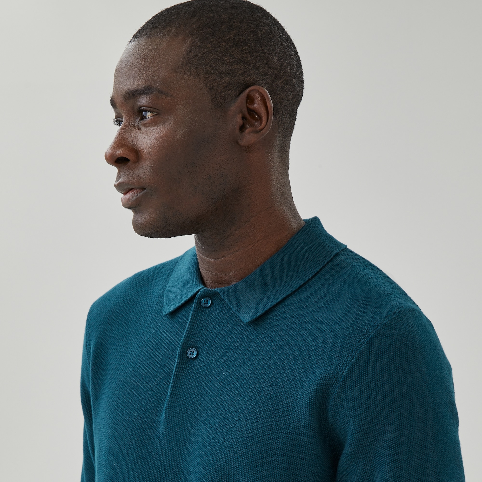 Polo en tricot classique manches courtes, hommes 