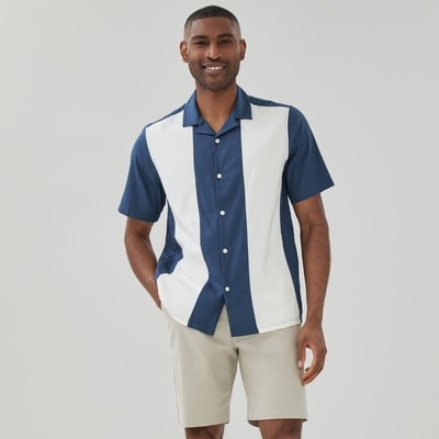 Joe Fresh Chemise bowling à bandes de couleur, hommes 1 ea, 35,00 $/1ch