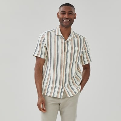 Joe Fresh Men's Camp Collar Shirt 1 ea, $35.00/1ea