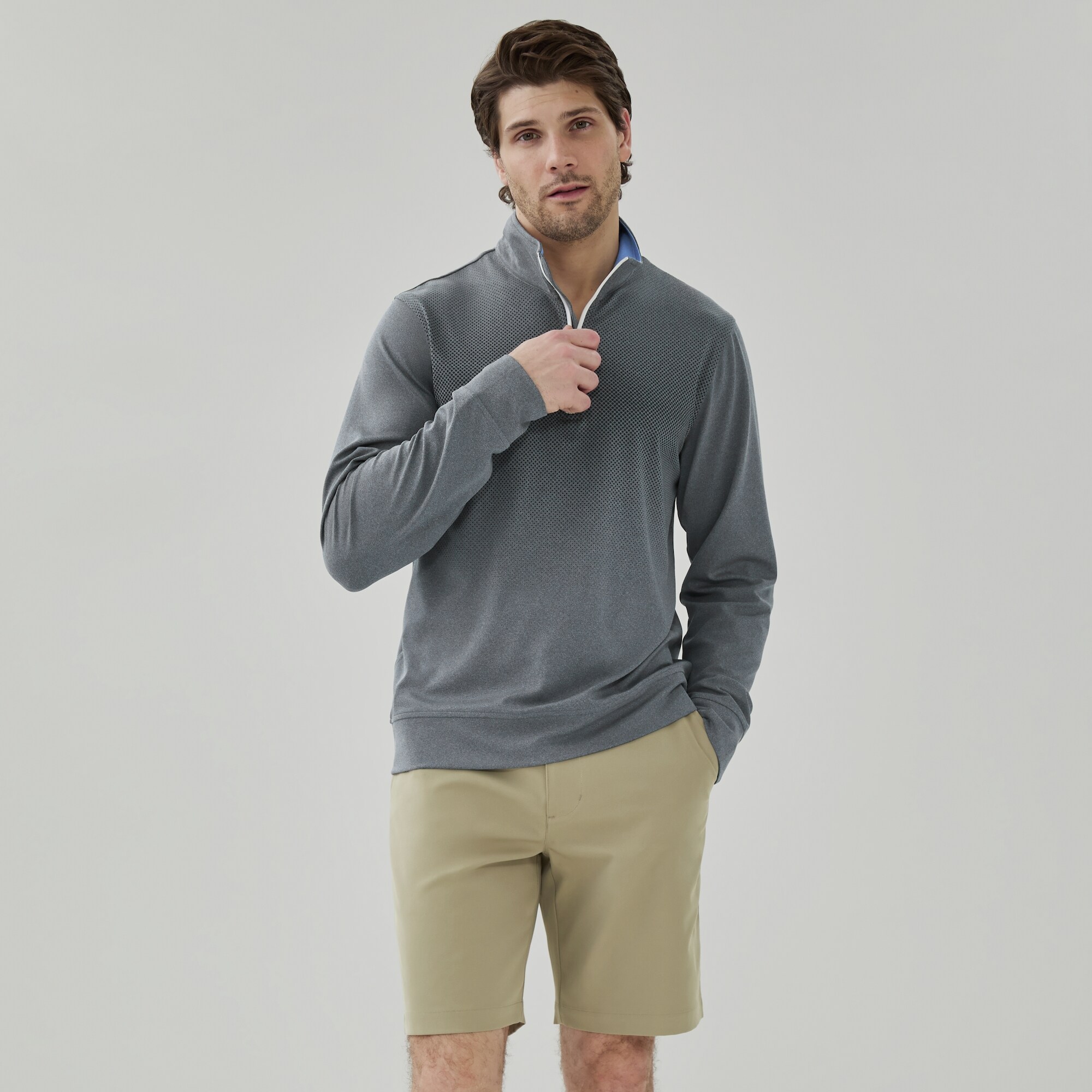 Men's Active Quarter-Zip Sweater