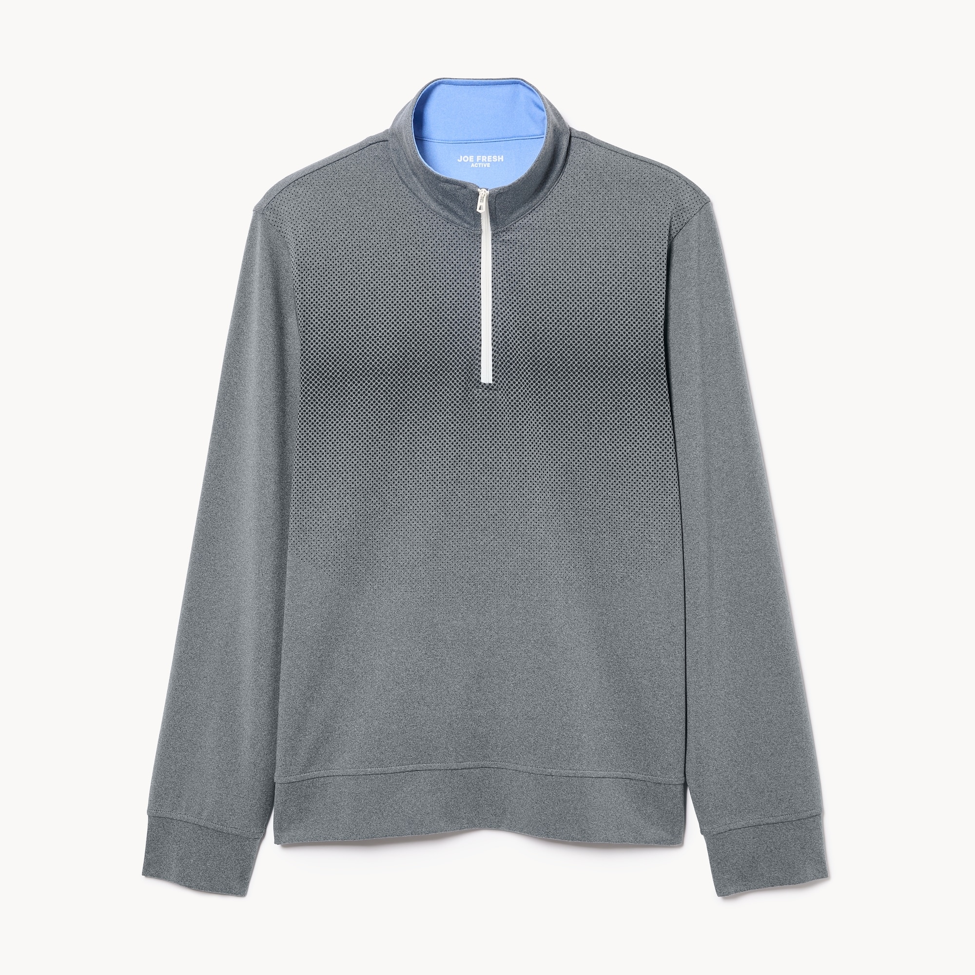 Chandail sport à glissière un quart, hommes