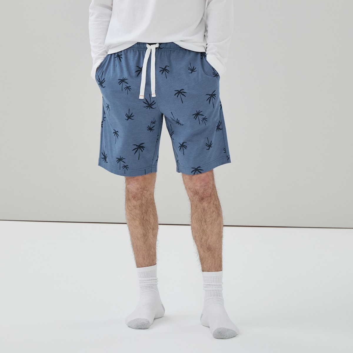 Short de nuit en jersey classique pour hommes