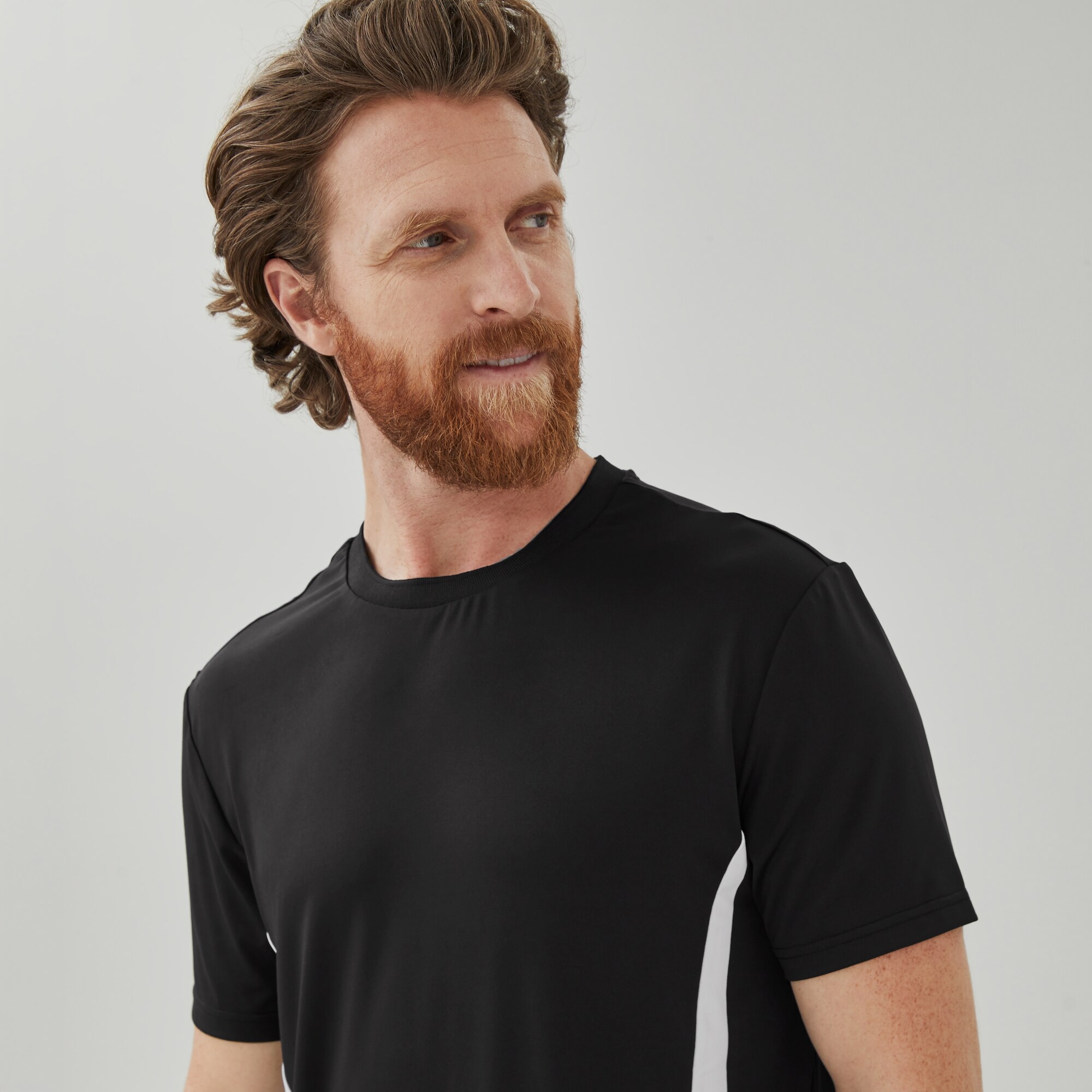 T-shirt sport à col ras du cou pour hommes
