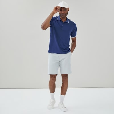 Men's Active Pique Polo - Blue
