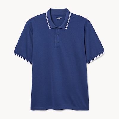 Men's Active Pique Polo - Blue