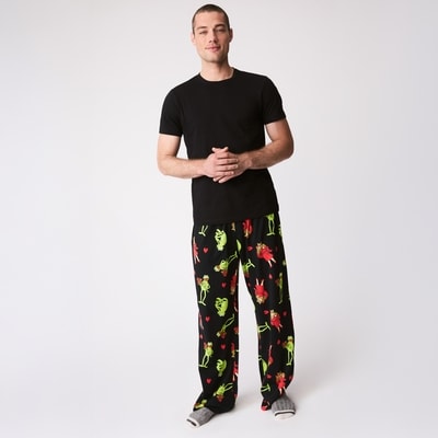 Pantalon de nuit Les Muppets pour hommes - Noir