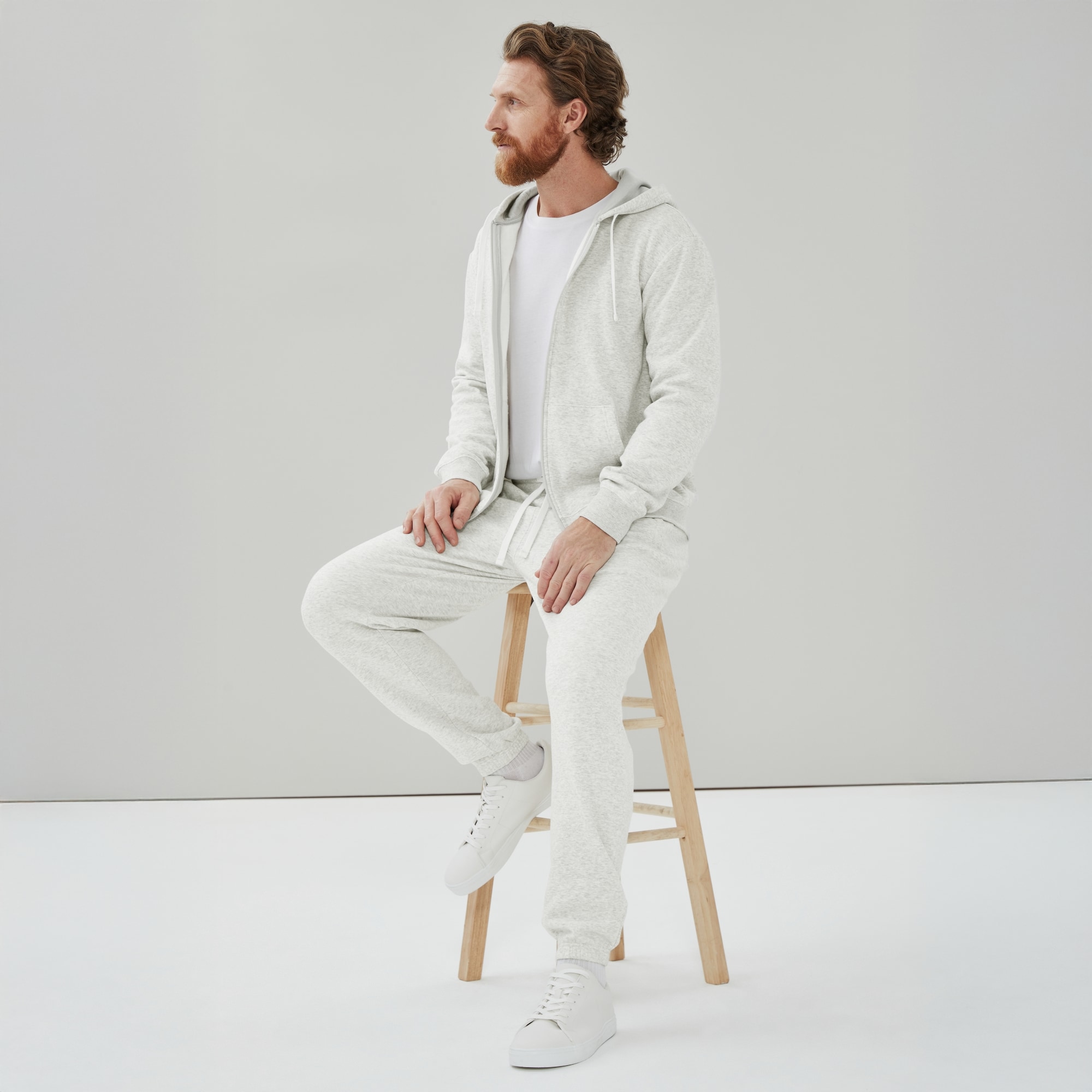 Men's Active Zip-Up Hoodie